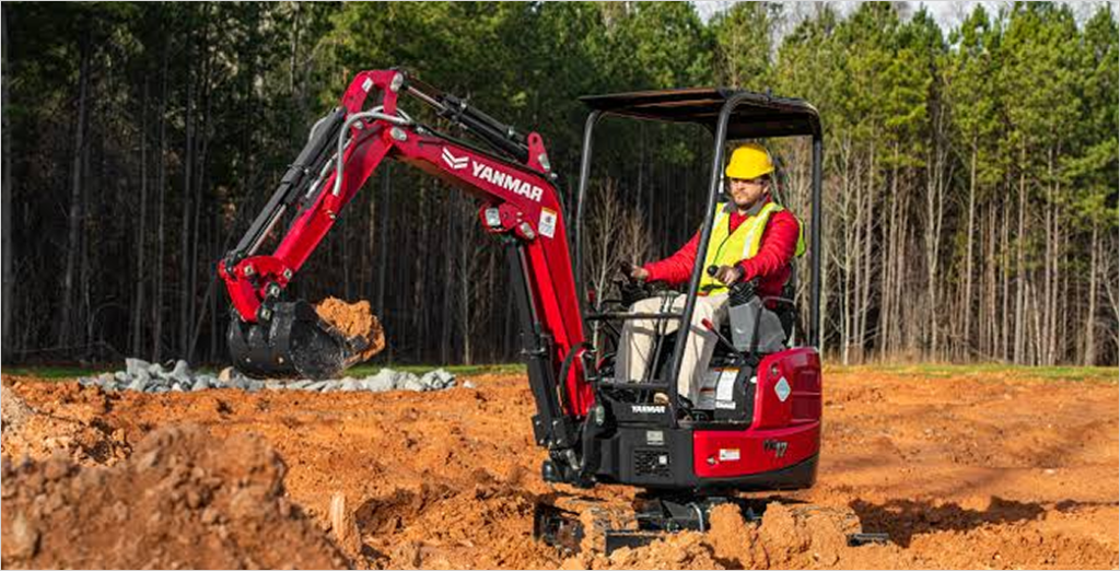 Different sizes of mini excavators being used for residential, landscaping and civil construction projects in Sydney.